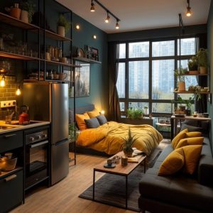 rainbow studio apartment